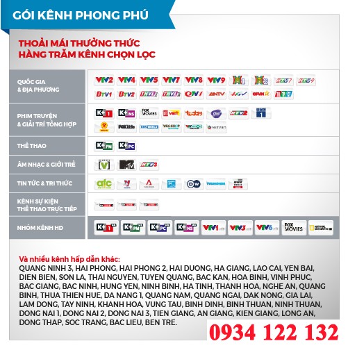 GIẢI PHÁP TRUYỀN HÌNH K+ KHÔNG DÂY danh sách kênh k+ ott